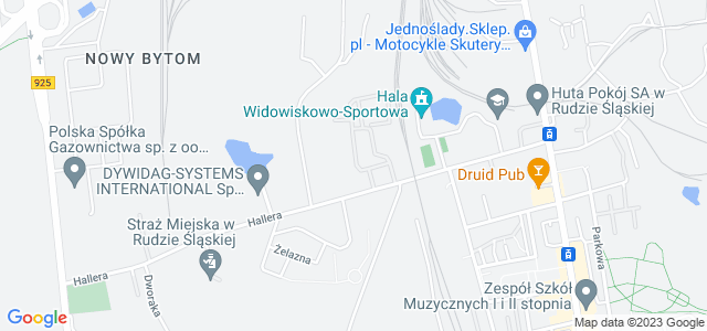 Mapa dojazdu ESKULAP plus Ruda Śląska