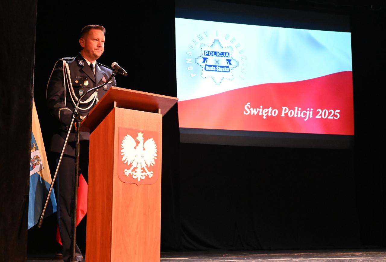 Święto Policji w Rudzie Śląskiej - uroczystości z okazji 106-lecia Policji Państwowej - fotoreportaż