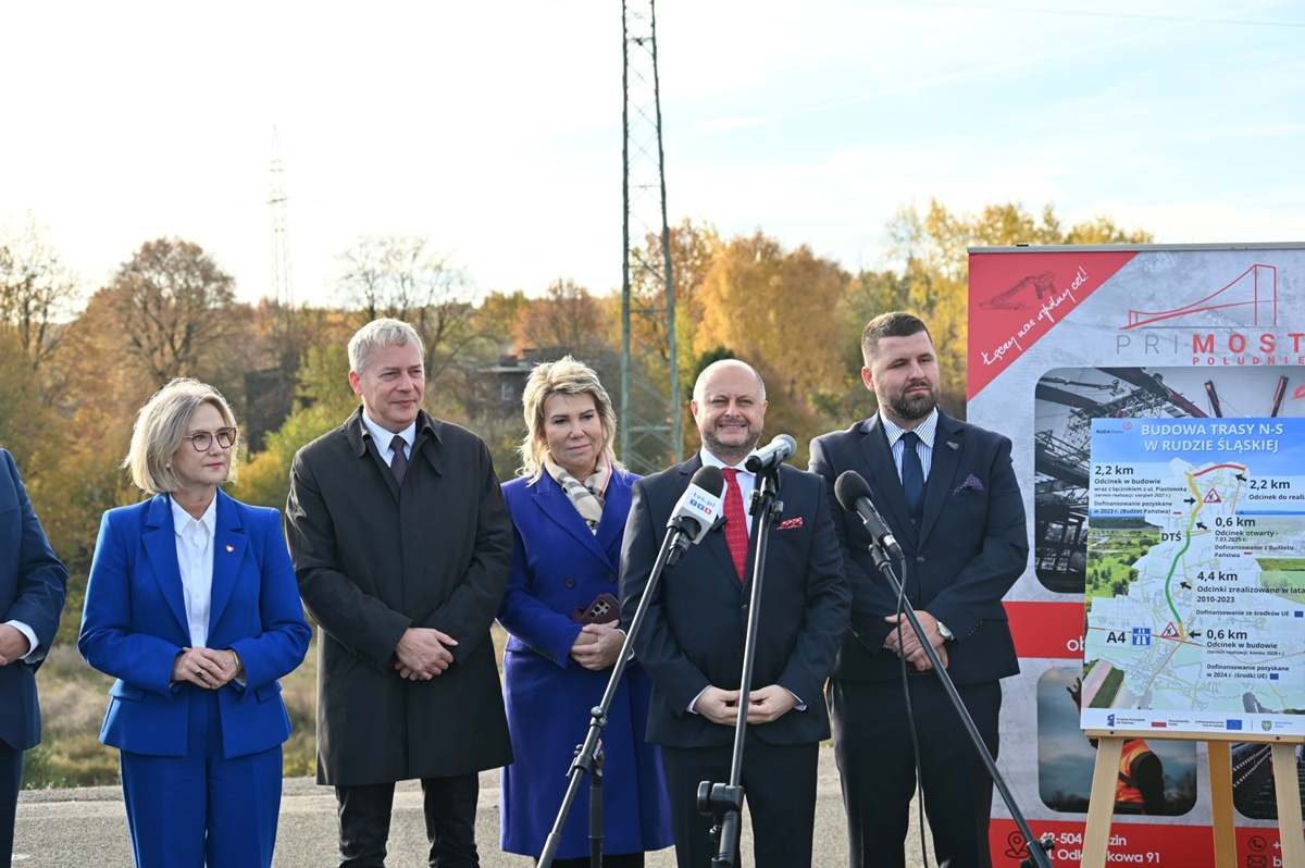 Rozpoczyna się budowa ostatniego etapu Trasy N-S w Rudzie Śląskiej - fotoreportaż