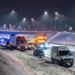 Wypadek TIR-a na DTŚ