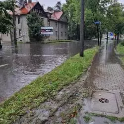 Ekstremalne opady nad Rudą Śląską