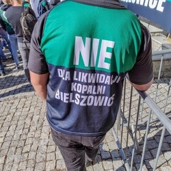 Protest górników w obronie KWK Bielszowice