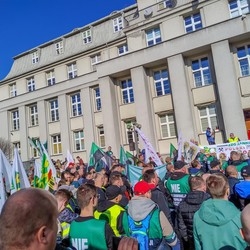 Protest górników w obronie KWK Bielszowice