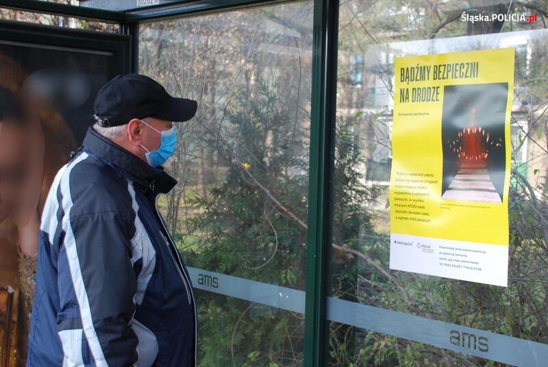 "Bądźmy bezpieczni na drodze" - wspólna akcja plakatowa GZM i KWP