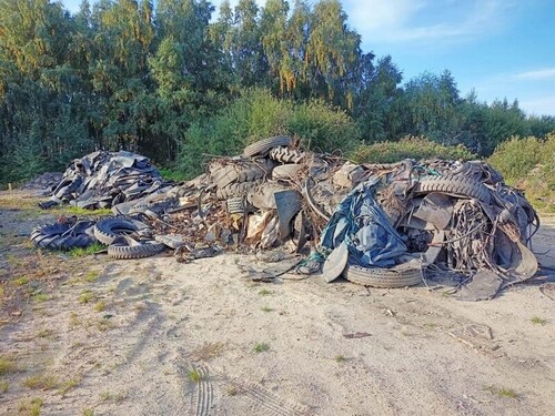 Dzikie wysypiska w Rudzie Śląskiej – ile zgłoszeń wpłynęło do Straży Miejskiej w tym roku?