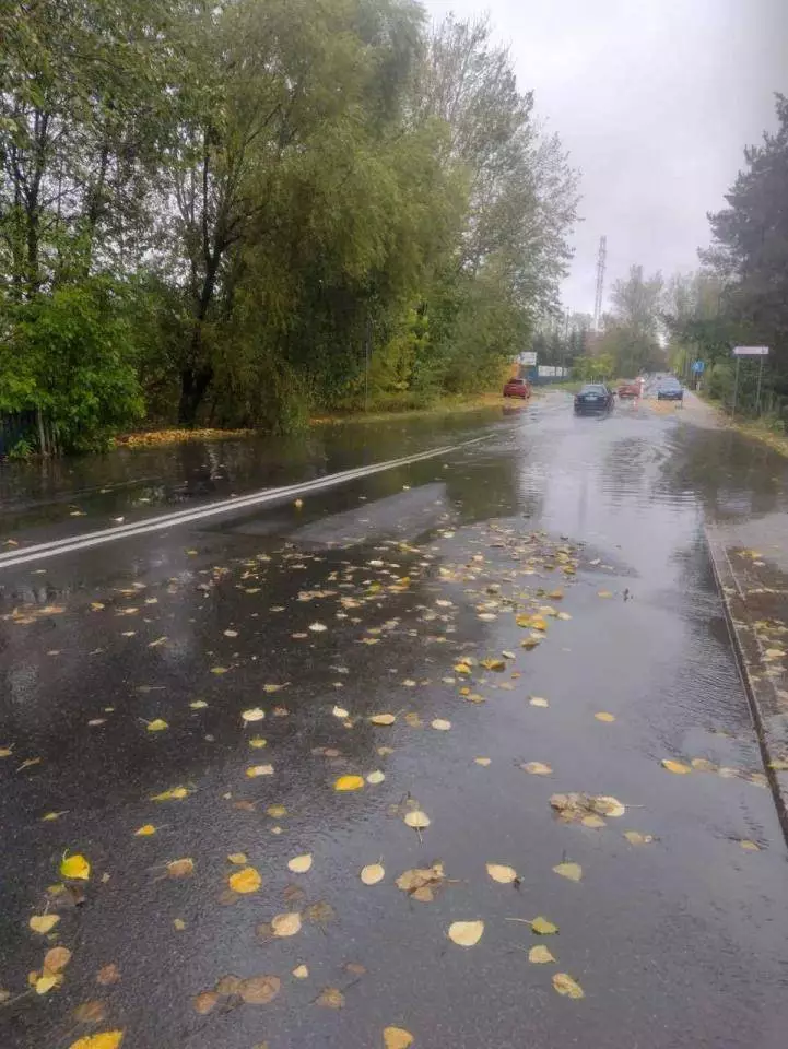 W związku z intensywnymi opadami deszczu, które przeszły nad Rudą Śląską, strażacy odnotowali łącznie 94 interwencje / fot. PSP Ruda Śląska