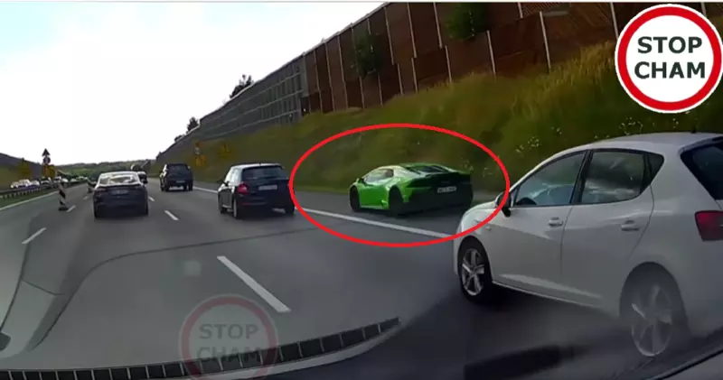 Kierowca zielonego Lamborghini będzie musiał tłumaczyć się przed sądem!