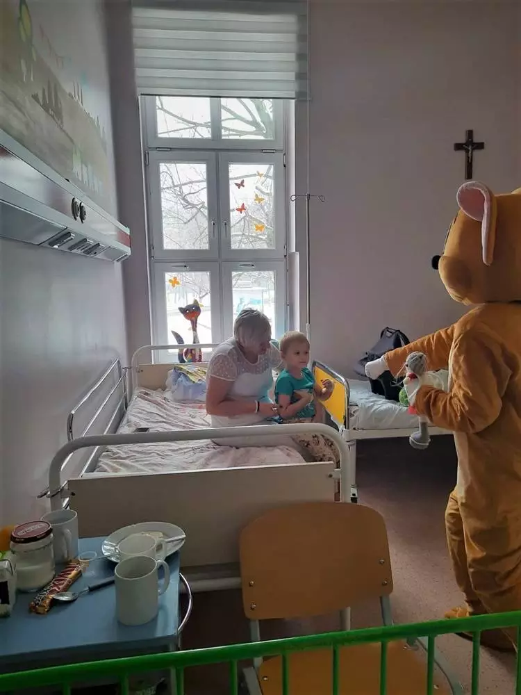Dzień pluszowego misia w rudzkim szpitalu. / fot. Szpital Miejski w Rudzie Śląskiej