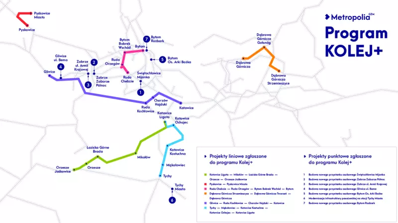 Metropolia GZM zamierza uruchomić na terenie Rudy Śląskiej dwie linie kolejowe