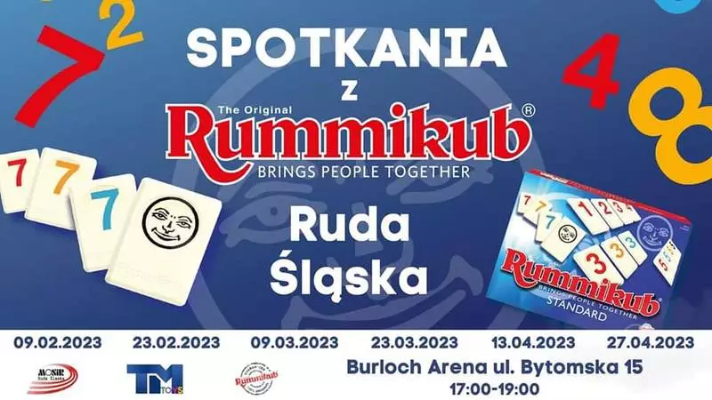 MOSiR Ruda Śląska zaprasza na spotkania miłośników gry planszowej Rummikub