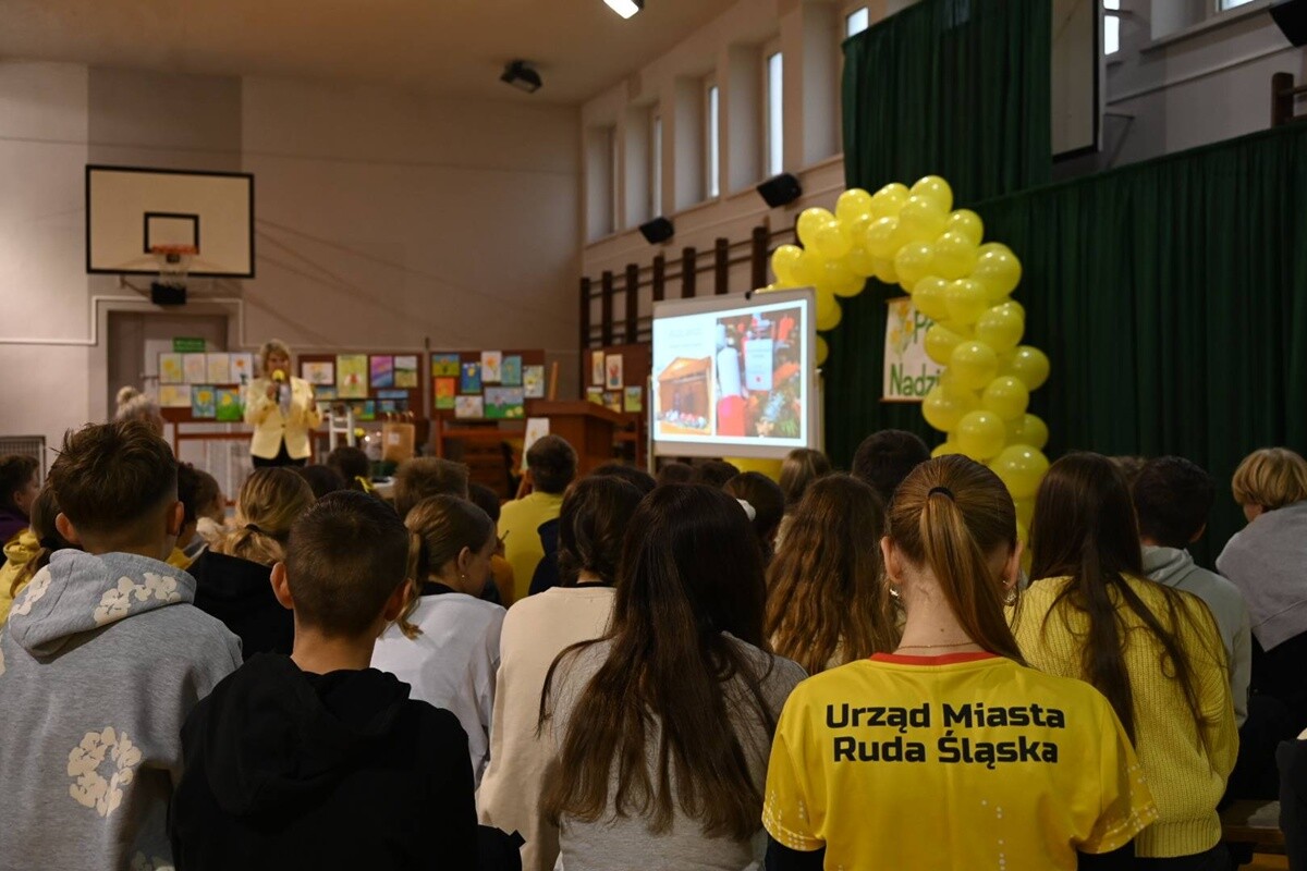 Inauguracja akcji „Pola Nadziei” w Rudzie Śląskiej. fot. UM Ruda Śląska / SP18