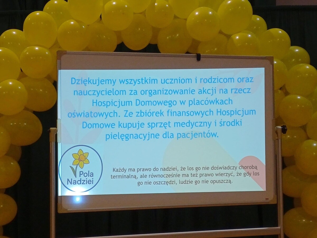 Inauguracja akcji „Pola Nadziei” w Rudzie Śląskiej. fot. UM Ruda Śląska / SP18