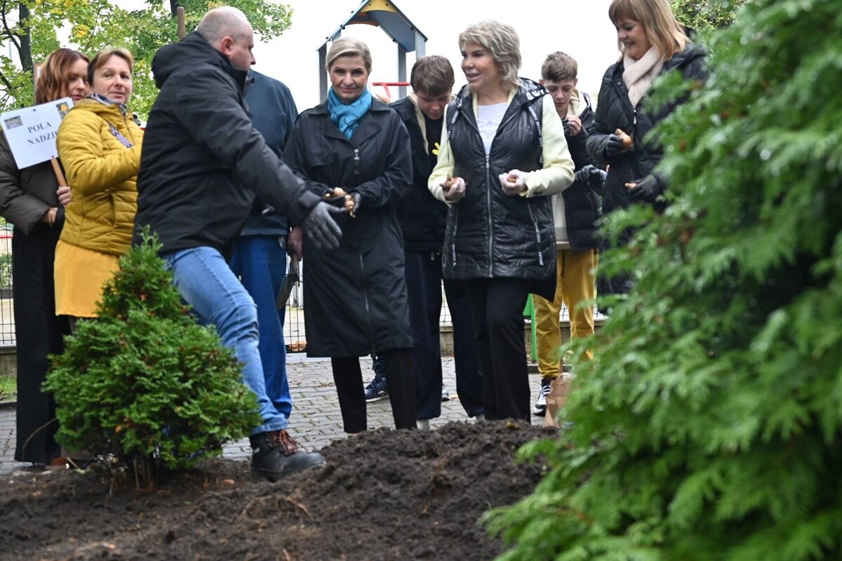 Inauguracja akcji „Pola Nadziei” w Rudzie Śląskiej. fot. UM Ruda Śląska / SP18