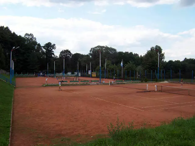 Ruda - korty tenisowe KS Slavia - ul. Sosinki