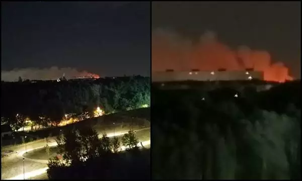 Ruda Śląska: Nocny pożar składowiska odpadów