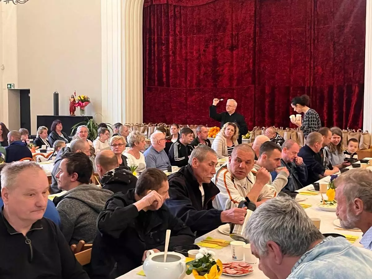 W Rudzie Śląskiej odbyły się Śniadania Wielkanocne dla osób potrzebujących! / fot. MOPS Ruda Śląska