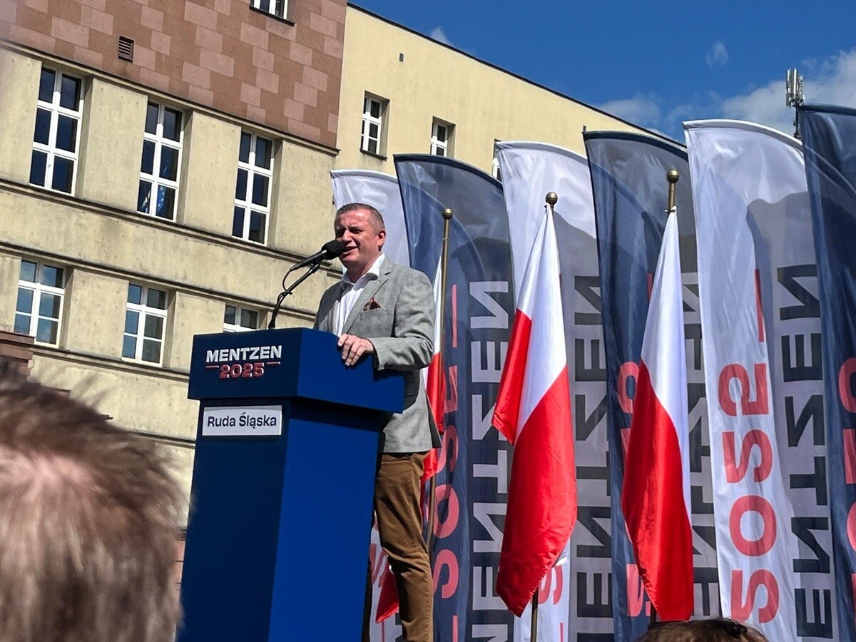 Spotkanie ze Sławomirem Mentzenem w Rudzie Śląskiej.