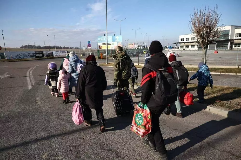 Uchodźcy z Ukrainy mogą już starać się o 12 tys. zł z Rodzinnego Kapitału Opiekuńczego / fot. MSWiA