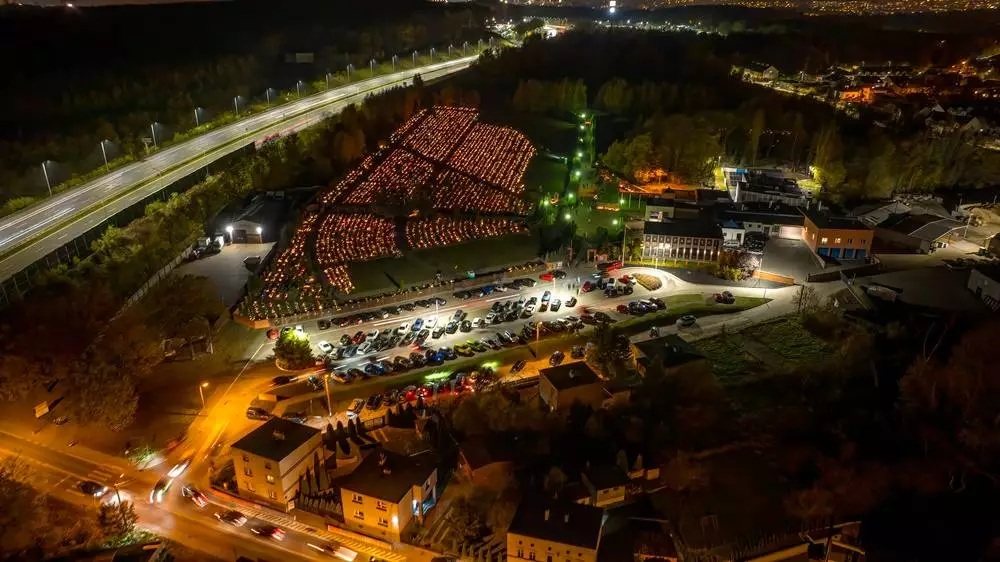 Wszystkich Świętych. / fot. Krzysztof Faber - DronRuda